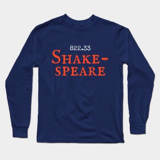 Shakespeare Long Sleeve T-Shirt